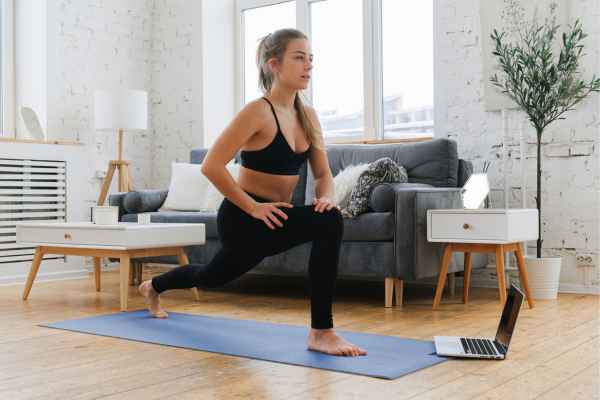Woman exercising confidently after femiwand treatment Aldershot