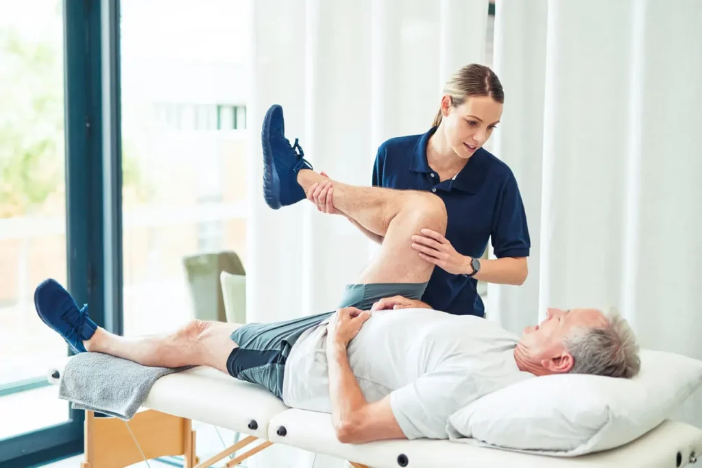 Image of a person engaged in body toning exercises, showcasing accessibility for individuals with disabilities Aldershot