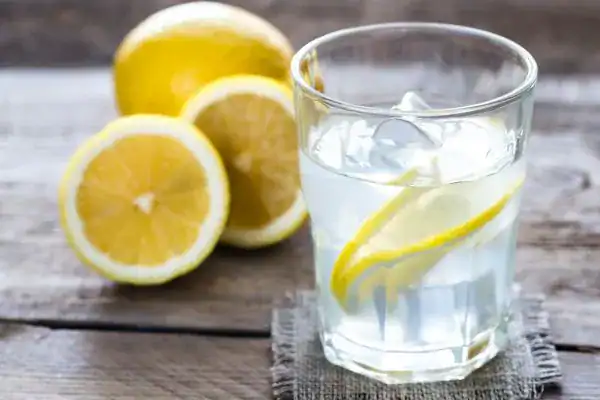 Image of lemon water to aid hydration Aldershot